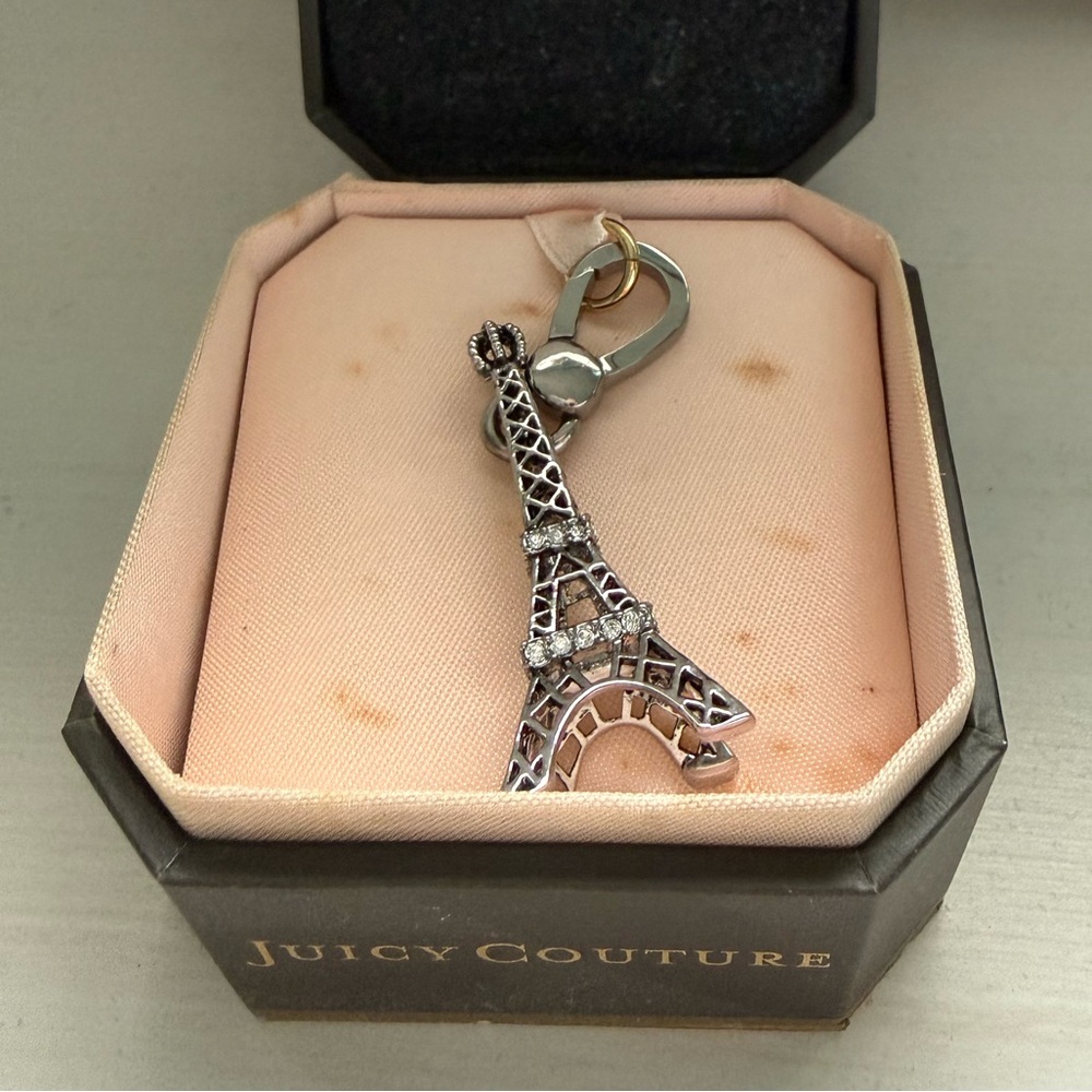 Juicy Couture Jewelry- Eiffel Tower Charm in Silver